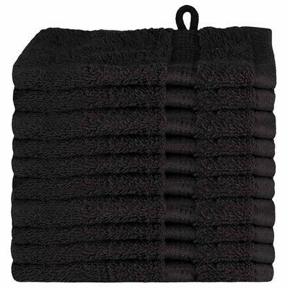 Washcloths SOLUND Black Cotton