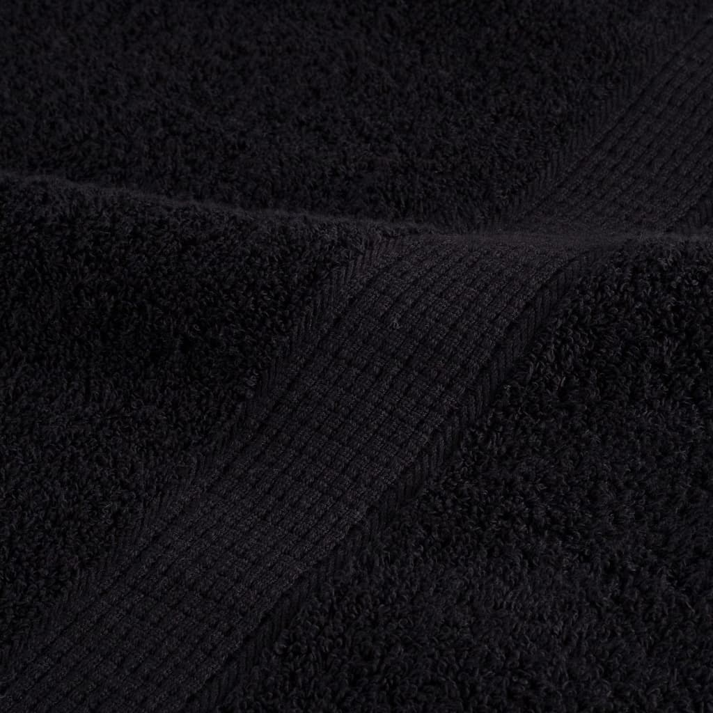 Premium Wash Towels SOLUND 2 pcs Black 30x30 cm 600 gsm
