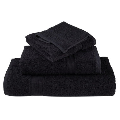 Premium Guest Towels SOLUND 10 pcs Black 30x50 cm 600 gsm