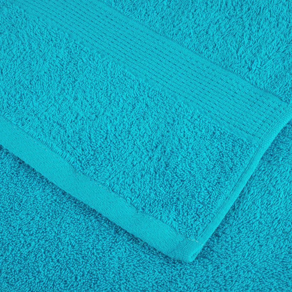 Washcloths SOLUND Turquoise Cotton