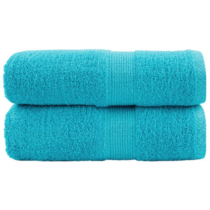 Premium Wash Towels SOLUND 2 pcs Turquoise 30x30 cm 600 gsm