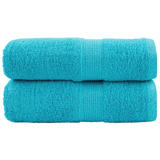 Premium Wash Towels SOLUND 2 pcs Turquoise 30x30 cm 600 gsm