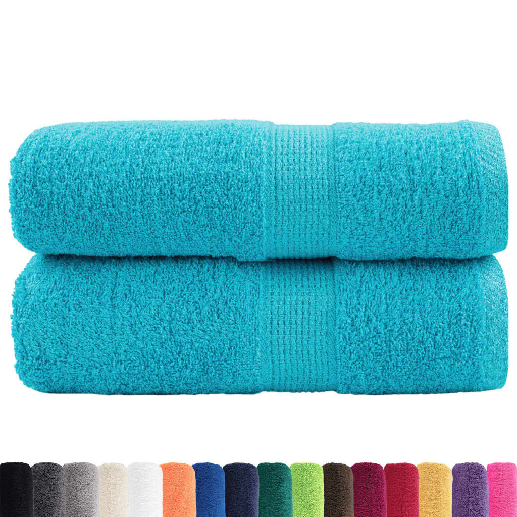 Premium Wash Towels SOLUND 2 pcs Turquoise 30x30 cm 600 gsm