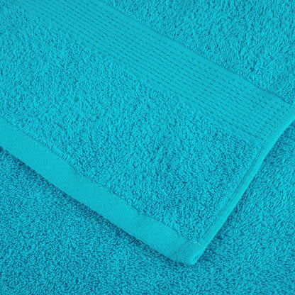 Premium Hand Towels SOLUND 2 pcs Turquoise 50x100 cm 600 gsm