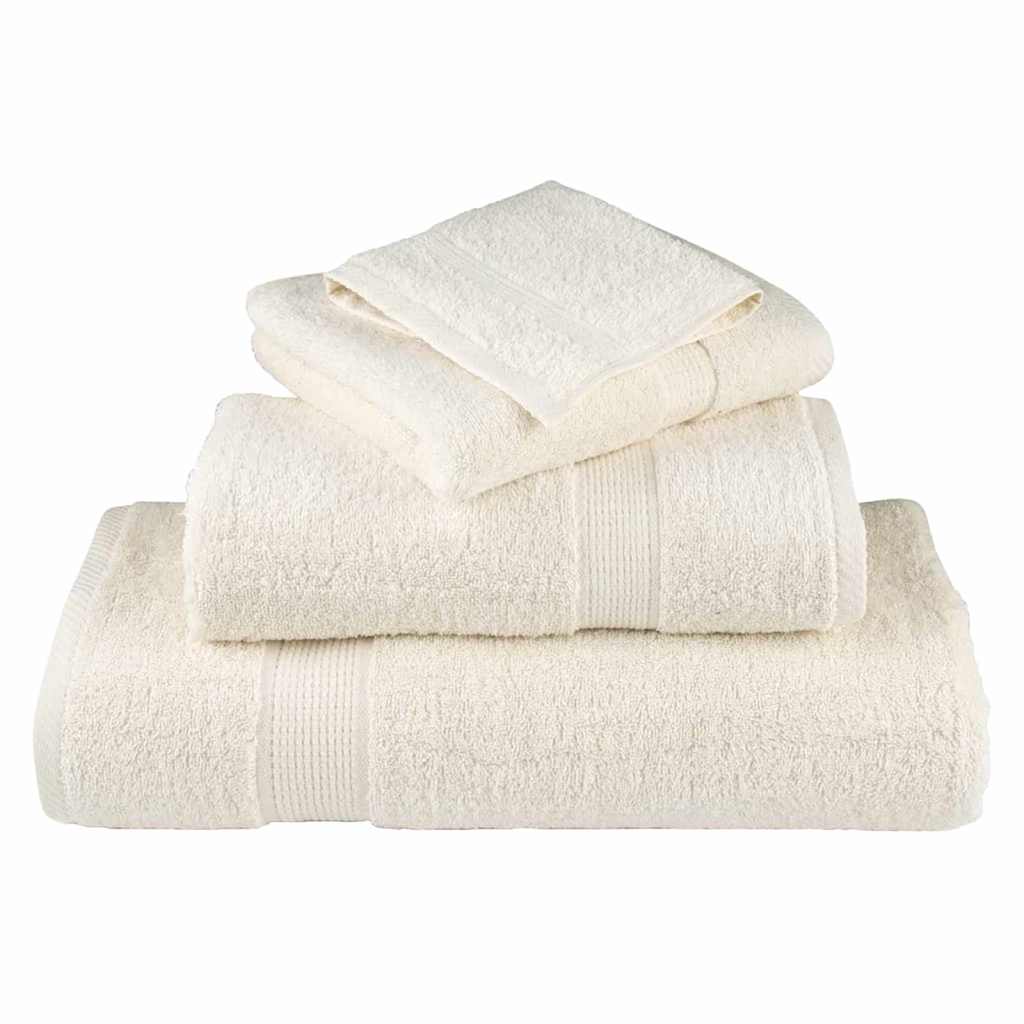 Washcloths SOLUND Cream Cotton