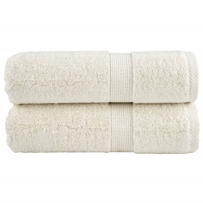 Premium Wash Towels SOLUND 2 pcs Cream 30x30 cm 600 gsm