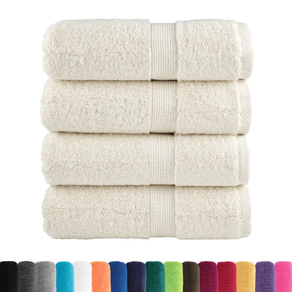 Premium Wash Towels SOLUND 4 pcs Cream 30x30 cm 600 gsm