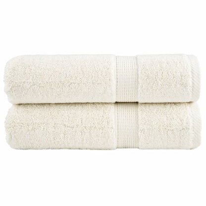 Premium Hand Towels SOLUND 2 pcs Cream 50x100 cm 600 gsm