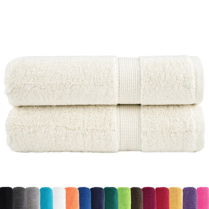 Premium Hand Towels SOLUND 2 pcs Cream 50x100 cm 600 gsm