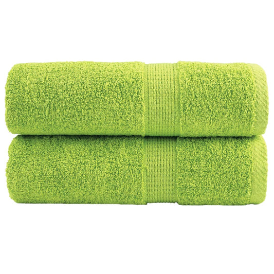 Premium Wash Towels SOLUND 2 pcs Apple Green 30x30 cm 600 gsm