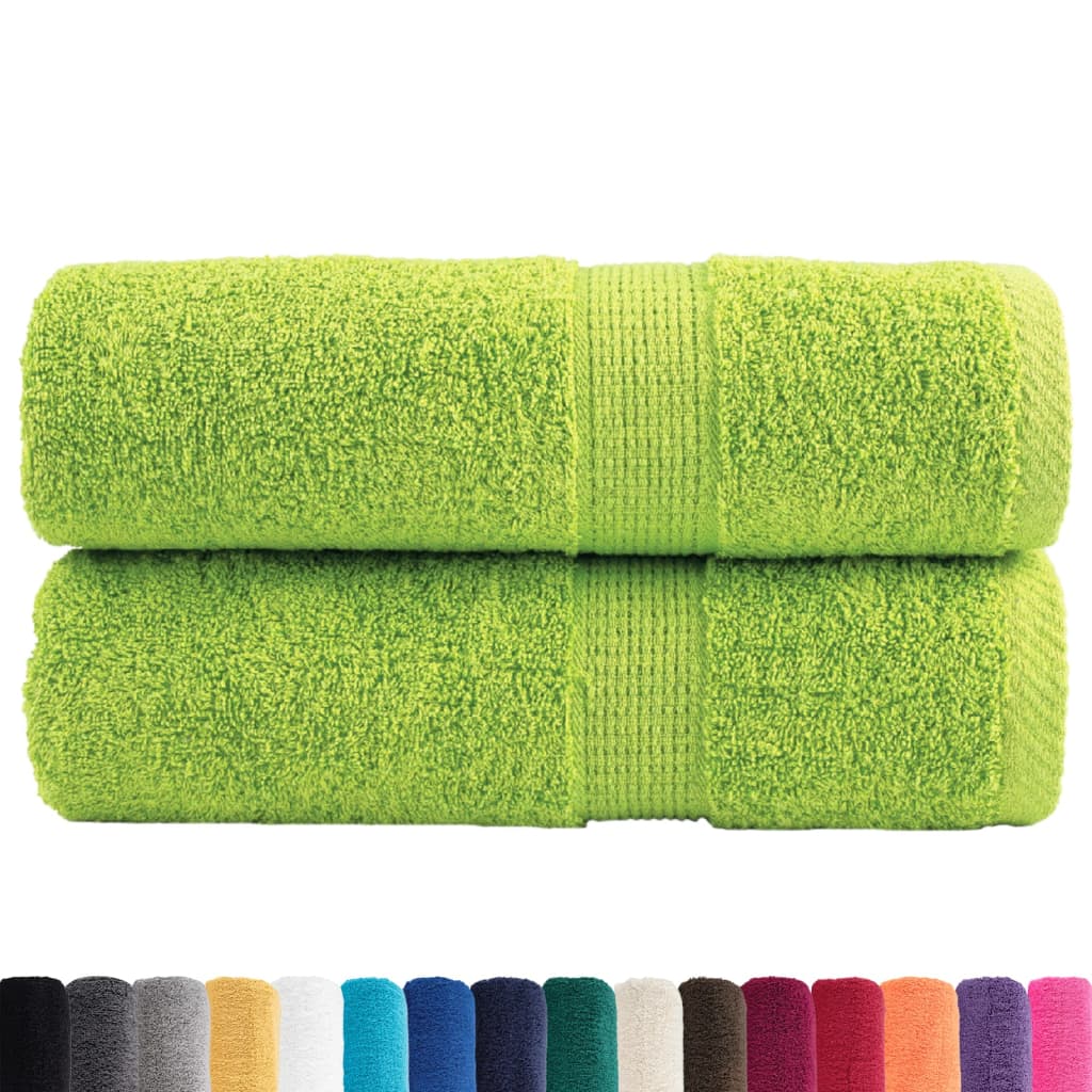 Premium Wash Towels SOLUND 2 pcs Apple Green 30x30 cm 600 gsm
