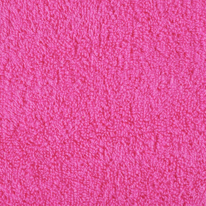 6 Piece Premium Towel Set SOLUND Pink 600 gsm