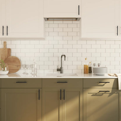 Cabinet Handles 20 pcs Black 96 mm Stainless Steel