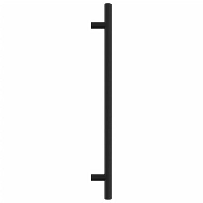 Cabinet Handles 20 pcs Black 224 mm Stainless Steel
