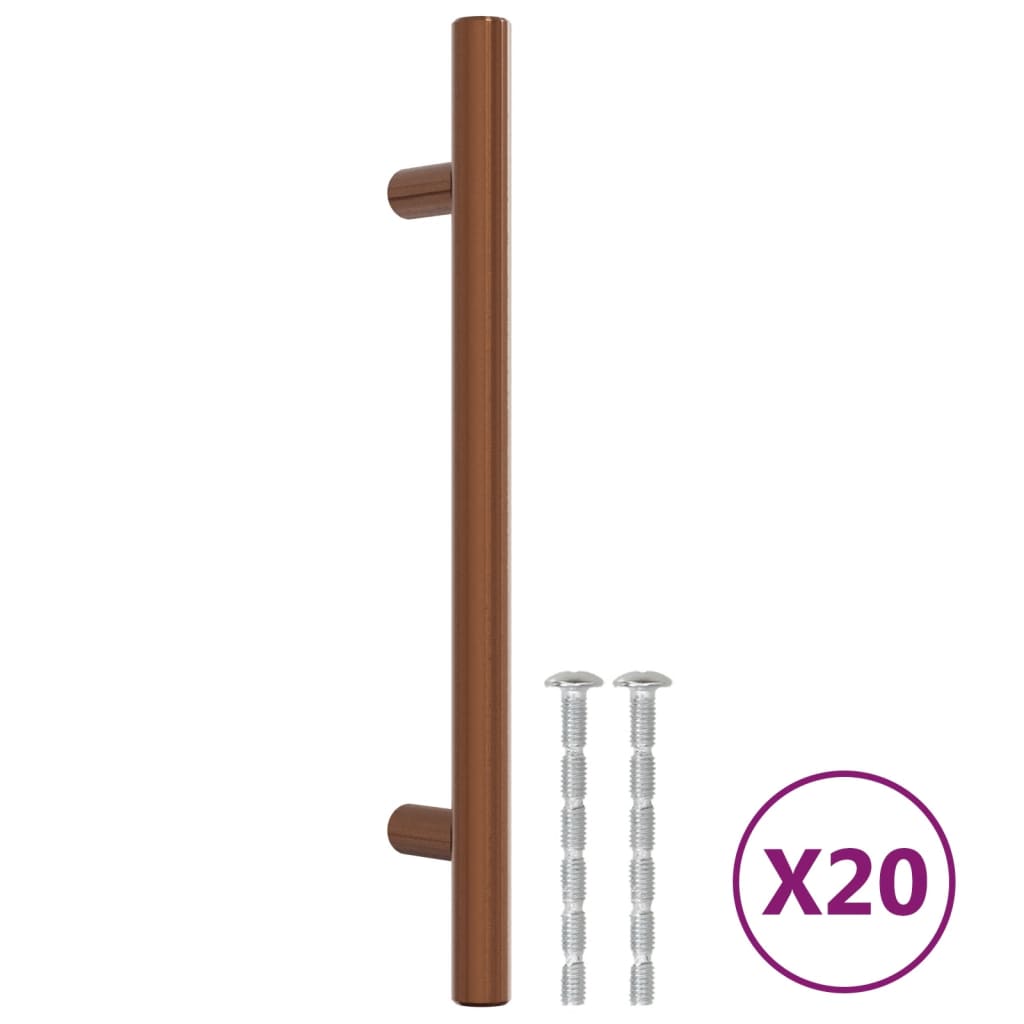 Cabinet Handles 20 pcs Bronze 160 mm Stainless Steel