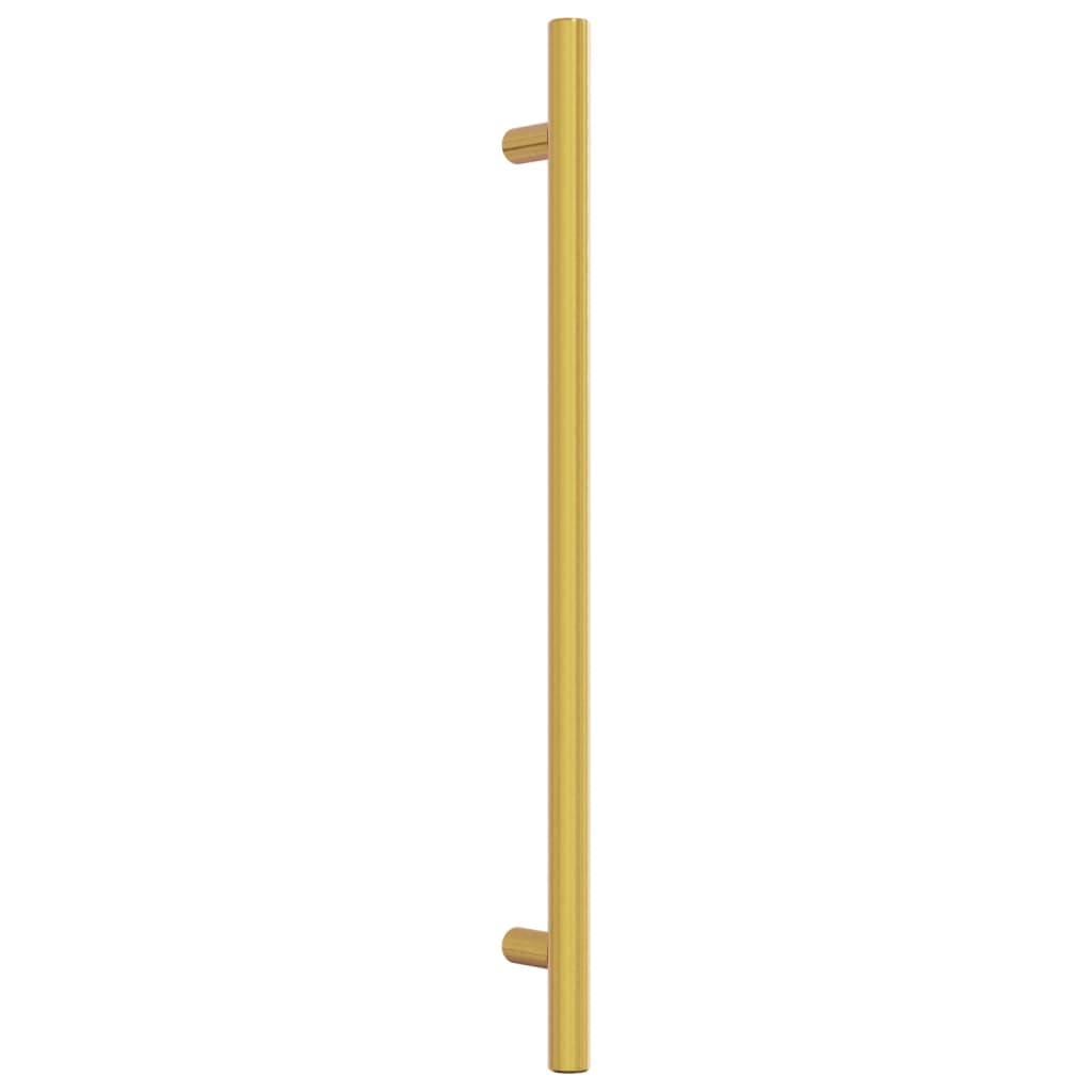 Cabinet Handles 10 pcs Gold 224 mm Stainless Steel
