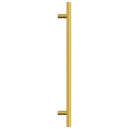 Cabinet Handles 10 pcs Gold 224 mm Stainless Steel