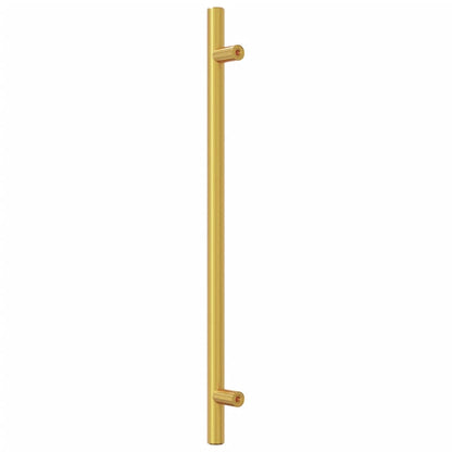 Cabinet Handles 10 pcs Gold 224 mm Stainless Steel