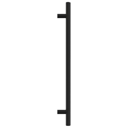 Cabinet Handles 10 pcs Black 224 mm Stainless Steel
