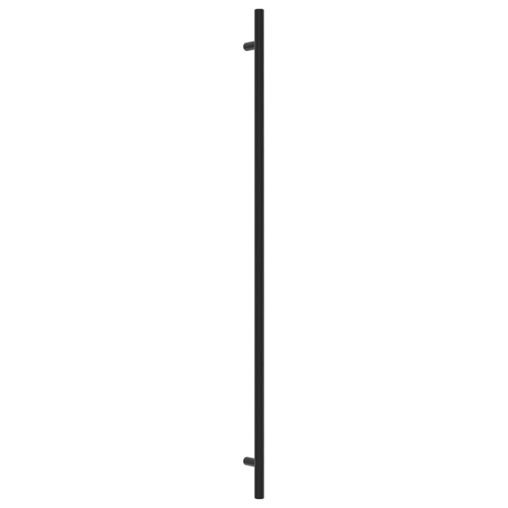 Cabinet Handles 10 pcs Black 480 mm Stainless Steel