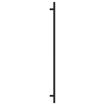 Cabinet Handles 10 pcs Black 480 mm Stainless Steel