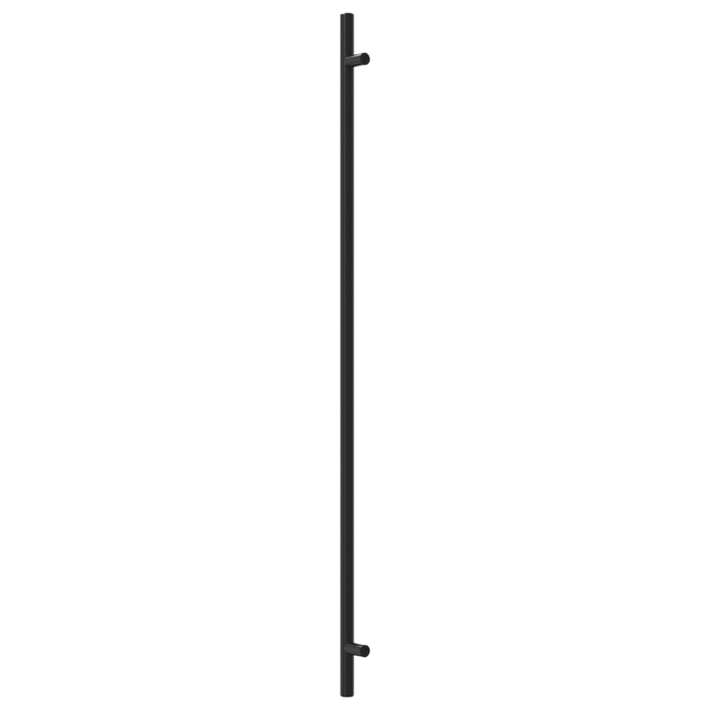 Cabinet Handles 10 pcs Black 480 mm Stainless Steel