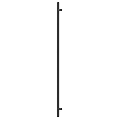 Cabinet Handles 10 pcs Black 480 mm Stainless Steel