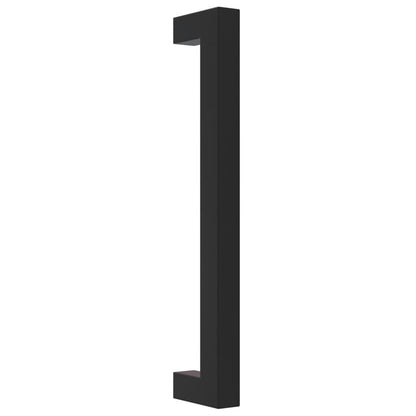 Cabinet Handles 20 pcs Black 160 mm Stainless Steel