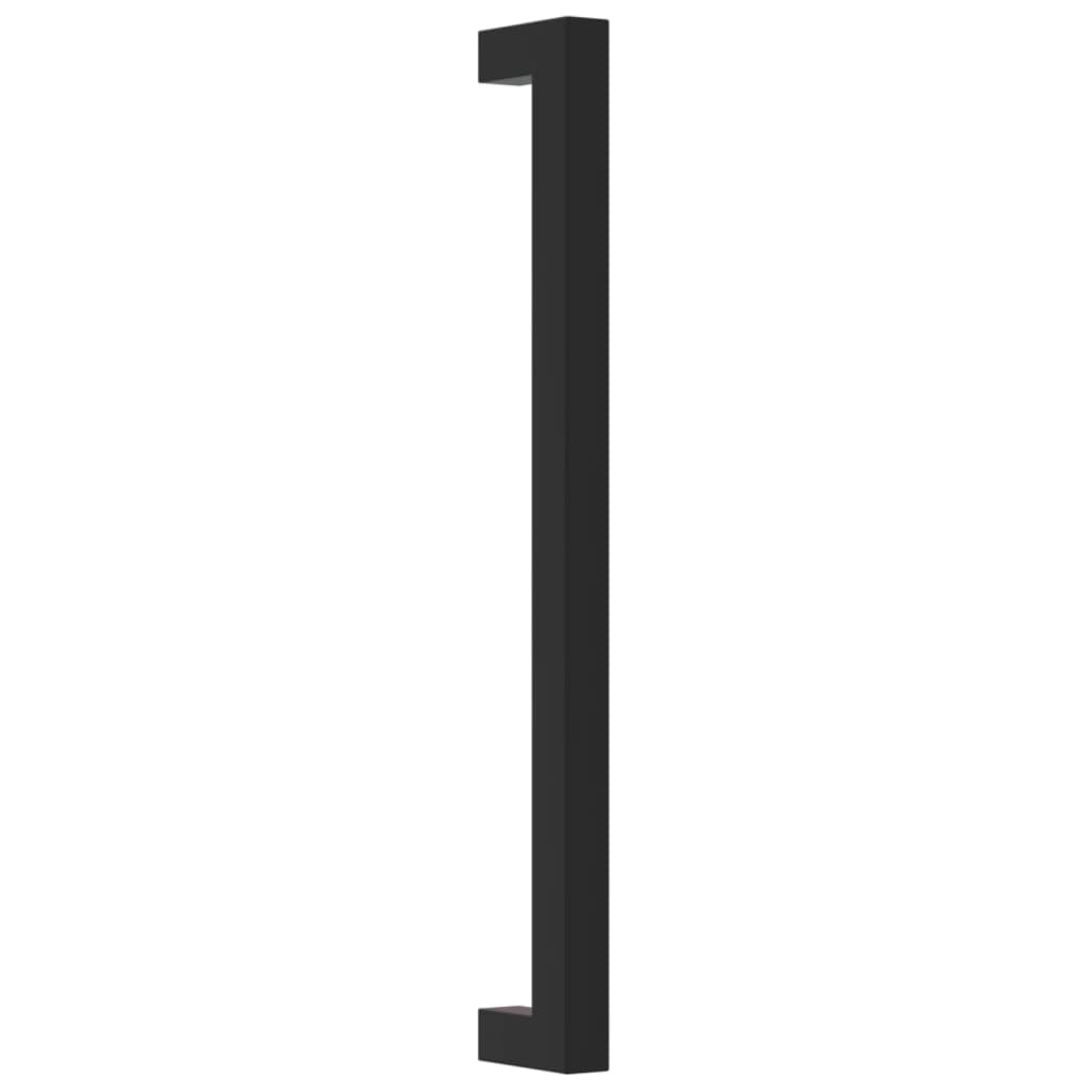 Cabinet Handles 10 pcs Black 224 mm Stainless Steel