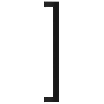Cabinet Handles 10 pcs Black 224 mm Stainless Steel
