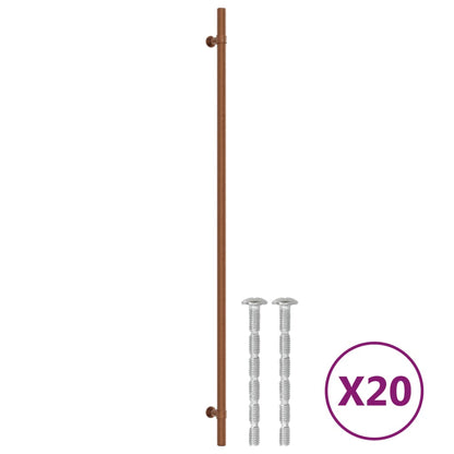 Cabinet Handles 20 pcs Bronze 480 mm Stainless Steel