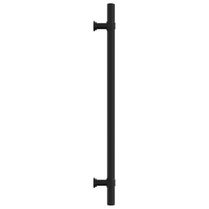 Cabinet Handles 10 pcs Black 224 mm Stainless Steel
