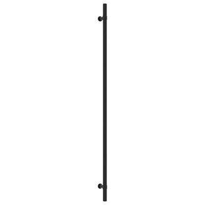 Cabinet Handles 10 pcs Black 480 mm Stainless Steel