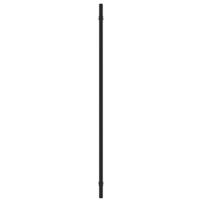 Cabinet Handles 10 pcs Black 480 mm Stainless Steel