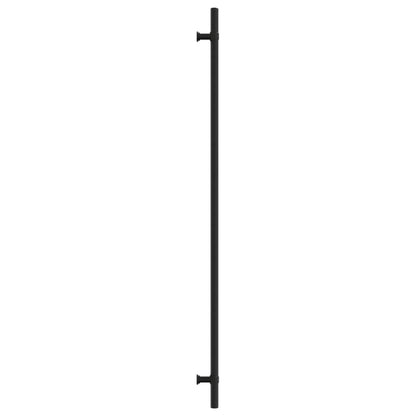 Cabinet Handles 10 pcs Black 480 mm Stainless Steel