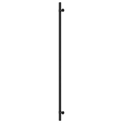 Cabinet Handles 10 pcs Black 480 mm Stainless Steel