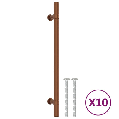 Cabinet Handles 10 pcs Bronze 192 mm Stainless Steel