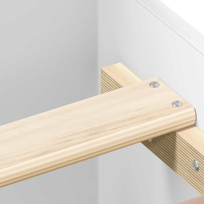 Bed Frame without Mattress White 90x200 cm Engineered Wood