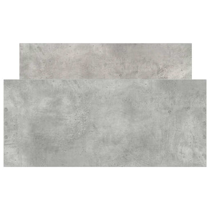 Bed Frame without Mattress Concrete Grey 90x190 cm Single