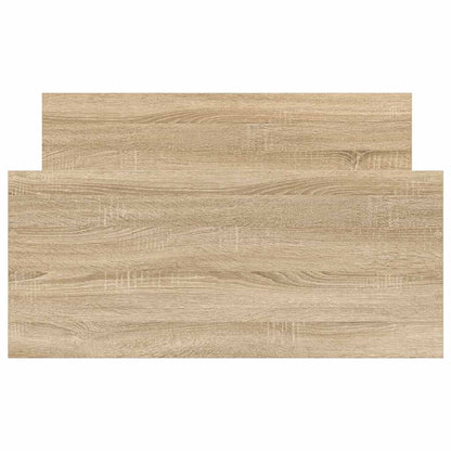 Bed Frame without Mattress Sonoma Oak 75x190 cm Small Single  Engineered Wood