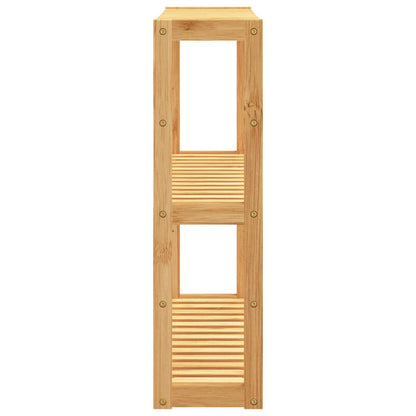 Bathroom Shelf 3-Tier Wall-mounted 60x15x54 cm Bamboo