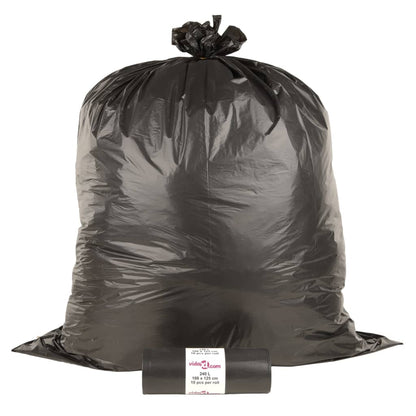 Bin Bags 150 pcs Black 240 L