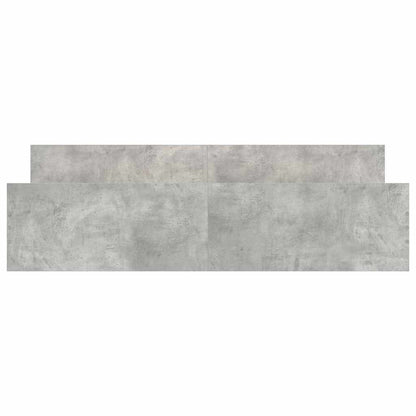 Bed Frame without Mattress Concrete Grey 200x200 cm
