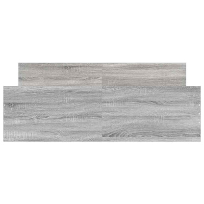 Bed Frame without Mattress Grey Sonoma 150x200 cm King Size