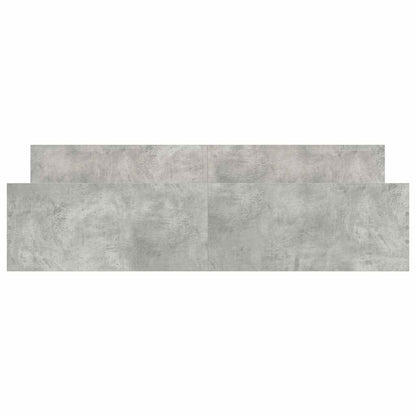 Bed Frame without Mattress Concrete Grey 160x200 cm