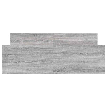 Bed Frame without Mattress Grey Sonoma 120x190 cm Small Double