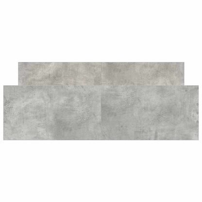 Bed Frame without Mattress Concrete Grey 140x190 cm