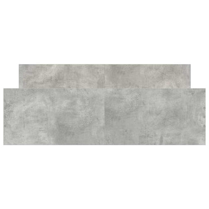 Bed Frame without Mattress Concrete Grey 135x190 cm Double
