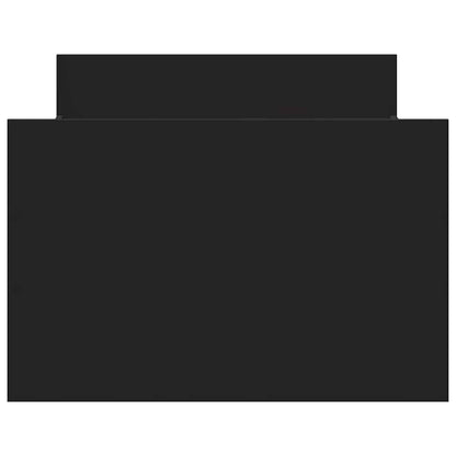 Bed Frame without Mattress Black 90x200 cm