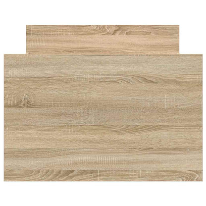 Bed Frame without Mattress Sonoma Oak 90x200 cm